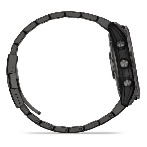 fēnix 7X – Sapphire Solar Edition Carbon Gray DLC Titanium with Black Band