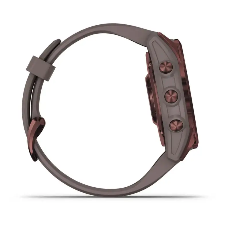 fēnix 7S – Sapphire Solar Edition Dark Bronze Titanium with Shale Gray Band