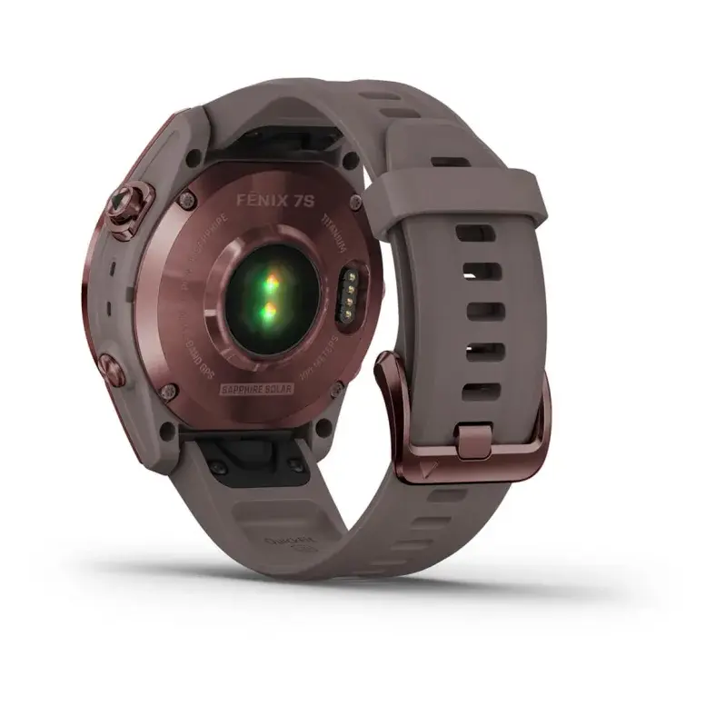 fēnix 7S – Sapphire Solar Edition Dark Bronze Titanium with Shale Gray Band