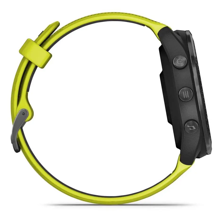 Forerunner 965 - Carbon Gray DLC Titanium Bezel with Black Case and Amp Yellow/Black Silicone Ban Артикул: 010-02809-12