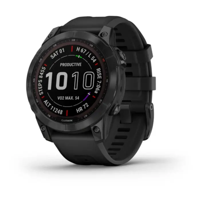 fēnix 7 – Sapphire Solar Edition Black DLC Titanium with Black Band