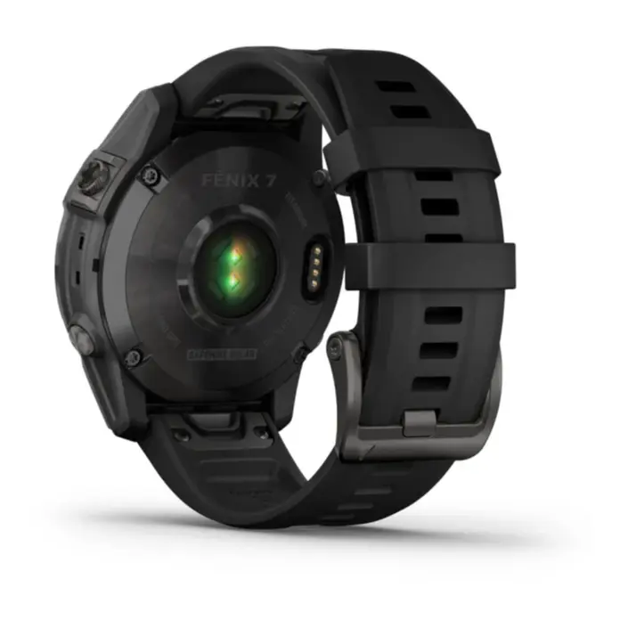 fēnix 7 – Sapphire Solar Edition Carbon Gray DLC Titanium with Black Band